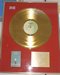 Virgin inhouse UK gold LP award presented to recognise sales in excess of 100,000 copies, matted framed & glazed (0) Comentarios