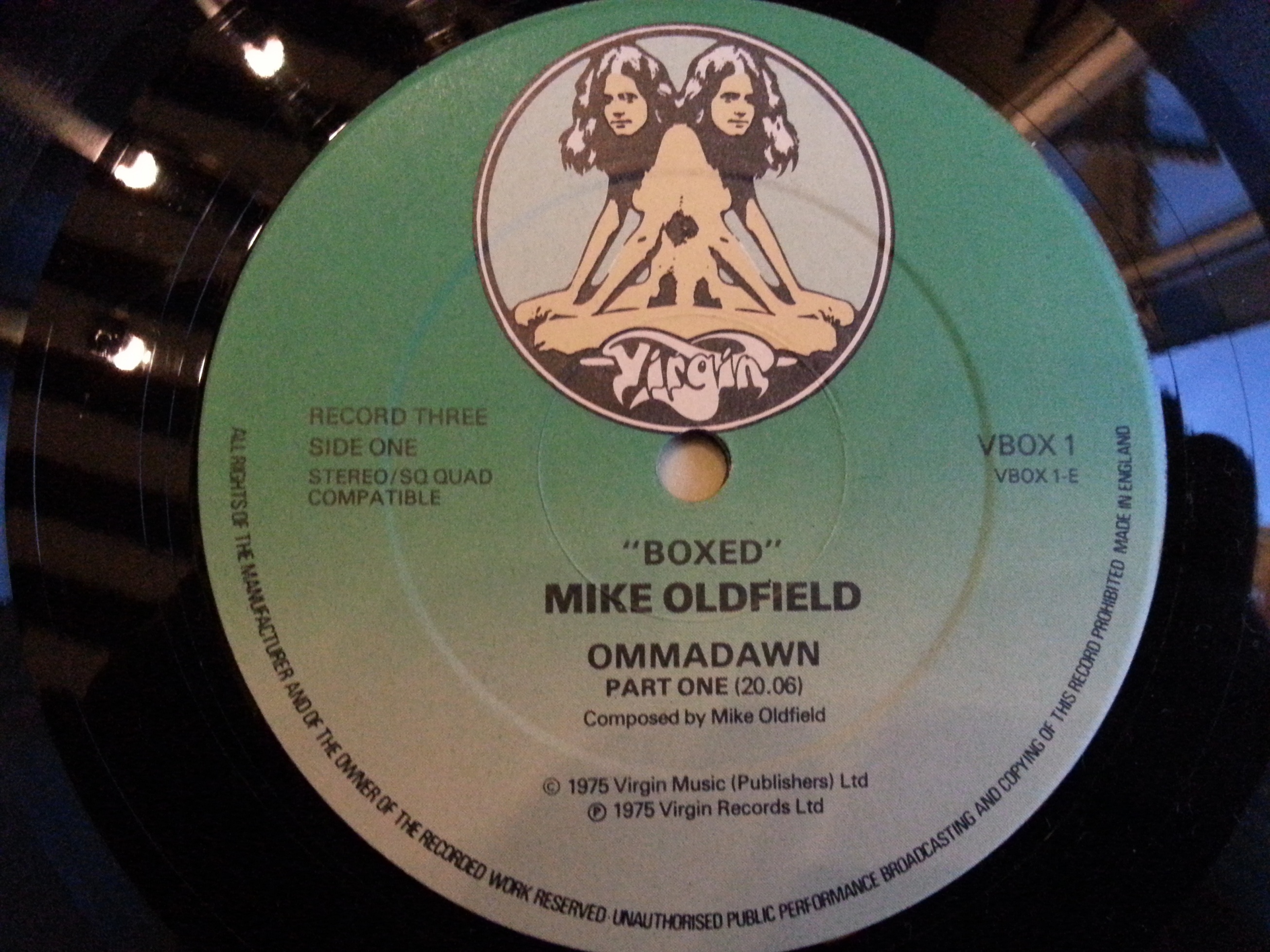 Boxed Virgin LP - Mike Oldfield Worldwide Discography